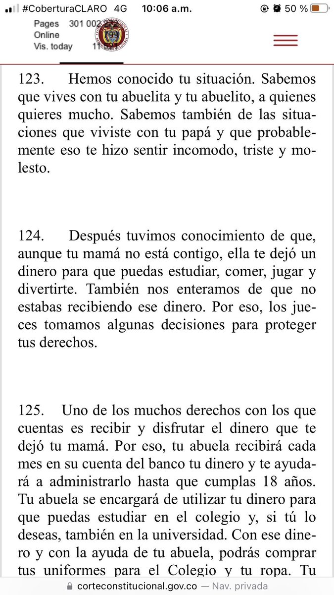 ParaPenal's tweet photo. La Corte Constitucional le explicó a un niño la decisión de tutela en donde él era el accionante. Así se ejerce el derecho 😍 https://t.co/807AIu2U8a