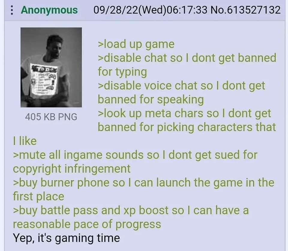 MMOsdotcom's tweet photo. Gaming in 2022 https://t.co/DW3o2af67l