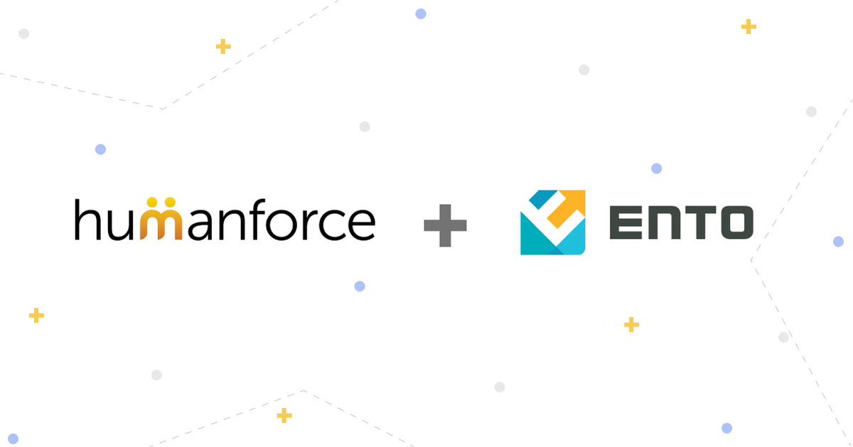 HumanforceHQ's tweet photo. Humanforce is pleased to announce its acquisition of Ento - a significant step in our growth journey which will strengthen and scale its market leadership position with frontline, roster-driven, shift-based workforces in the mid-market and enterprise: https://t.co/BvPvof6V8i https://t.co/3K8JavtVvZ