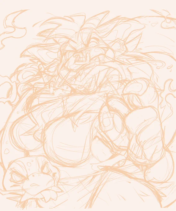 Process pics in case anyone is curious!sketch --> cleaner sketch --> lineart and flat color --> final 