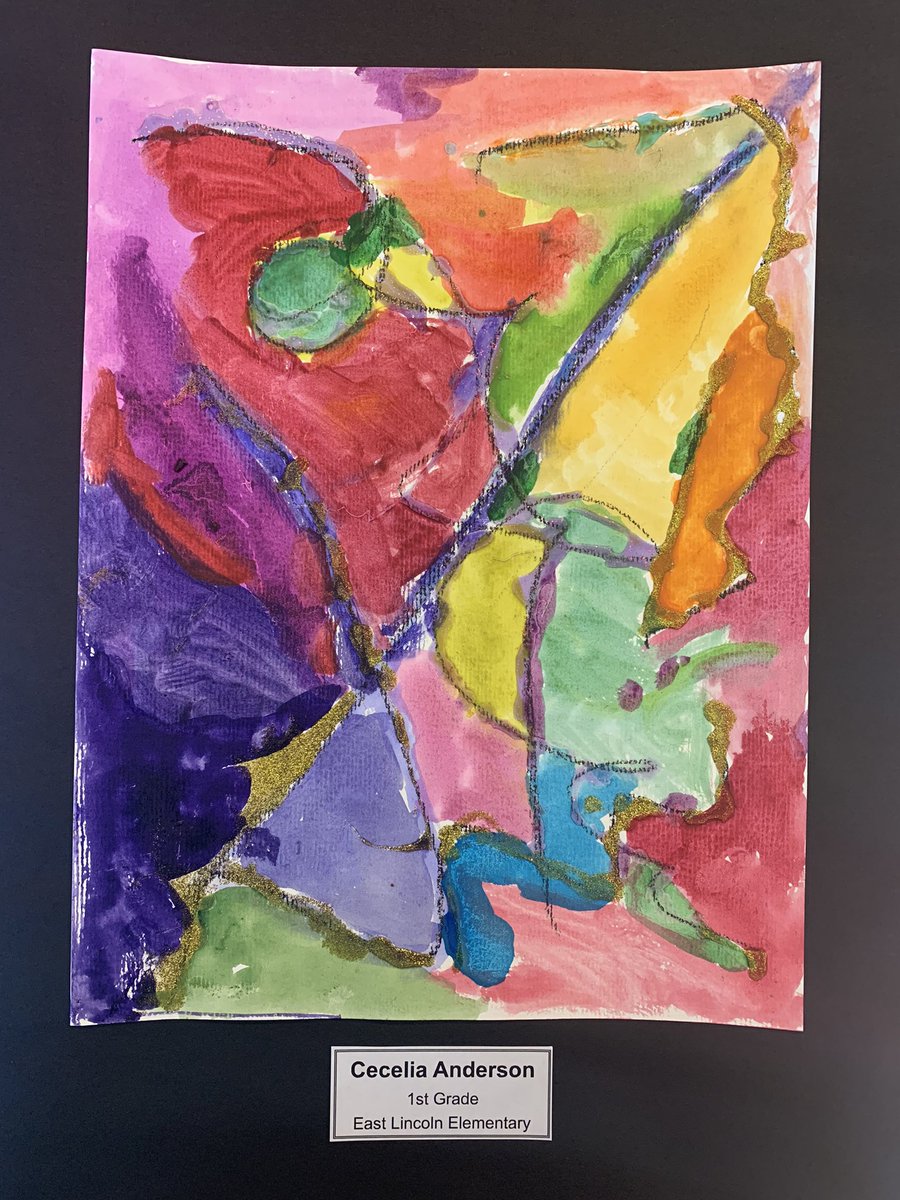 Line &amp; color exploration with 1st graders this quarter. From glitter glue lines to Chicka Chicka Boom Boom crazy line/letters. <a href="/ArtsTcs/">TCSFineArts</a> <a href="/TCSPublic/">TullahomaCitySchools</a>