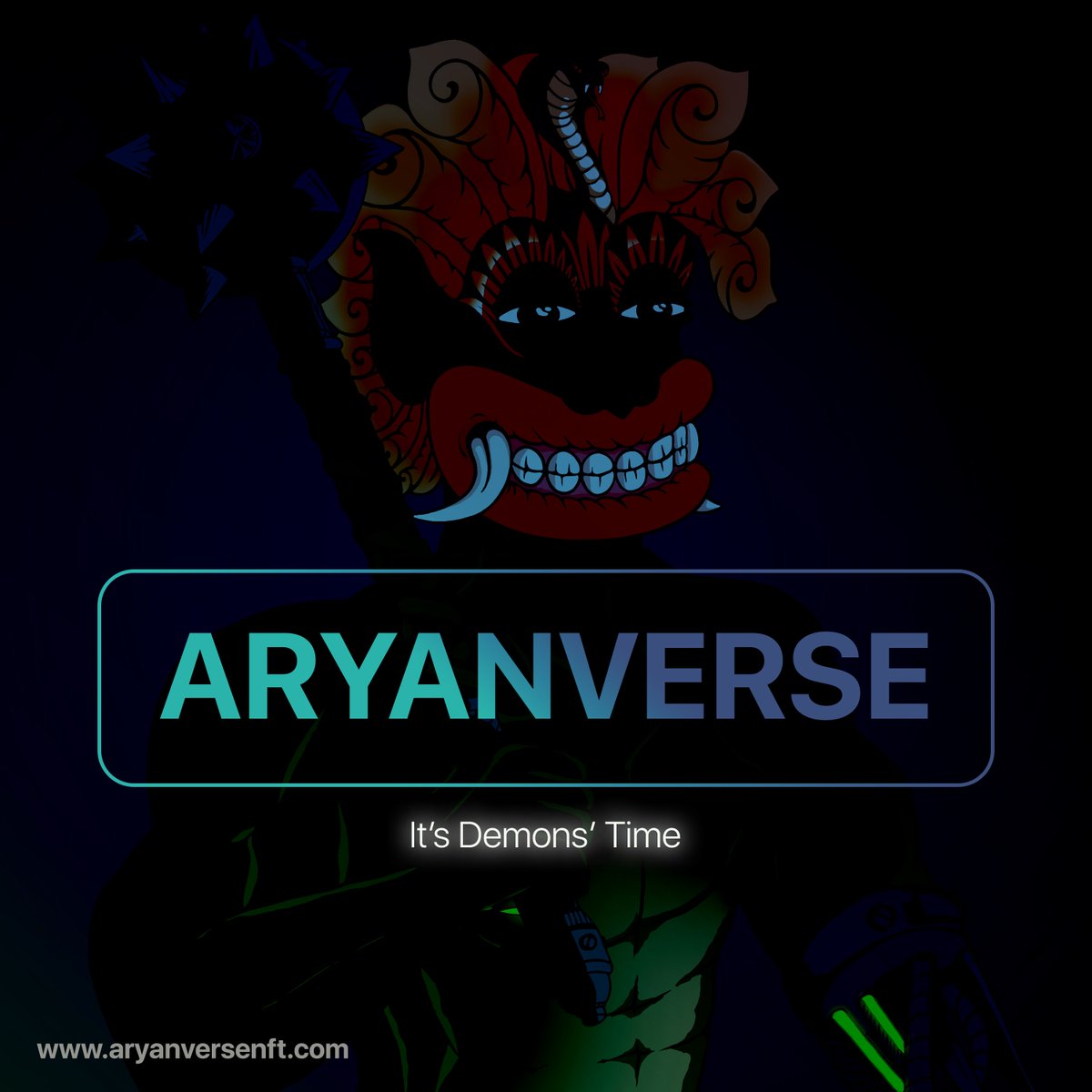 Calvingomaz's tweet photo. Mint for ARYANVERSE DEMON to become a proud owner of #ARYANVERSE !!! 🔥

See more about aryanverse : https://t.co/tcPDlp1N1P

#NFTCommunity #NFTCollection https://t.co/xFKtemdiV8