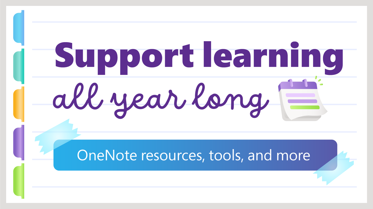 This link library is ready to help you make the most of your #OneNote experience! 🔗 📚 Explore tips for Class and Staff Notebook, PD opportunities, and more 💜

👉 msft.it/6017jCNNh 

#MIEExpert #edtech #MicrosoftEDU #OneNote