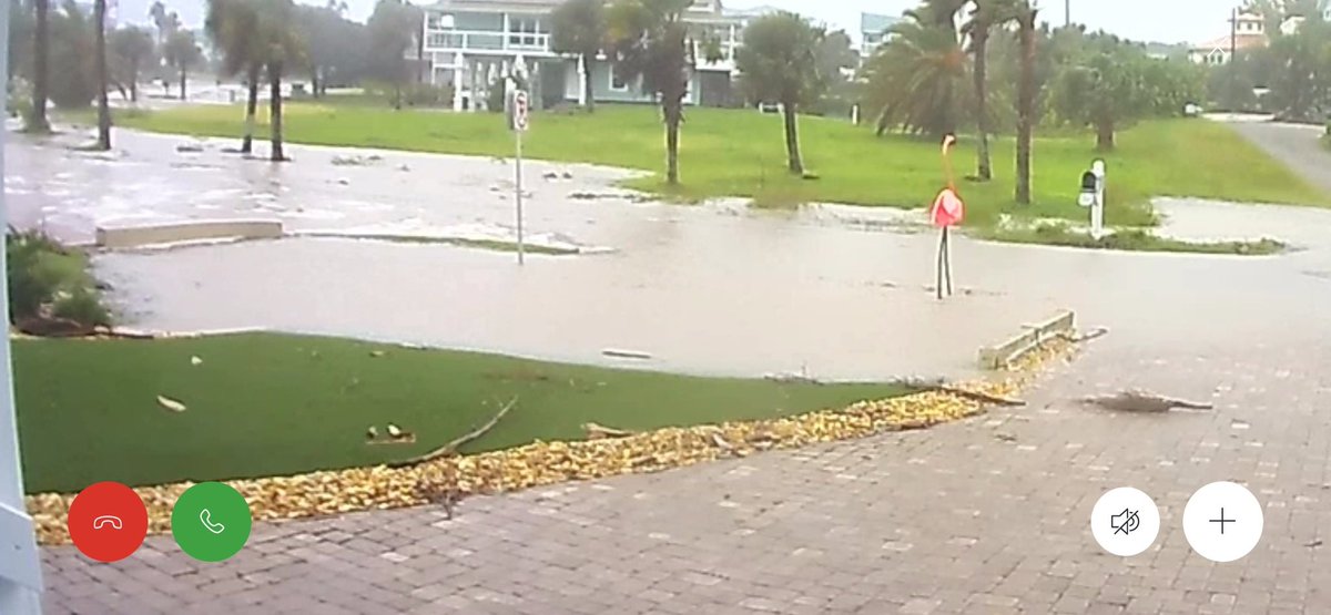 A resident of Porpoise Point told me Porpoise Point Drive took a big hit today with Hurricane Ian, with water coming in from both ends of the road. No power or water for homes there this evening.  <a href="/FCN2go/">First Coast News</a>