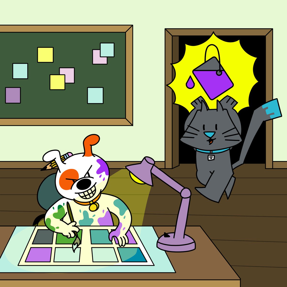pypcomicjam's tweet photo. Colorear un día normal / Colorear el último día de la jam https://t.co/MaBbXoYI8k