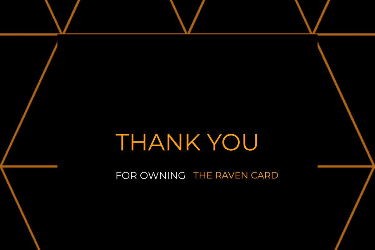 Thank you <a href="/InxMasonari/">Inx</a>  

For owning The Raven Card! 🤍

#TheRavenCard #Ravencoin𓄿 #NFT