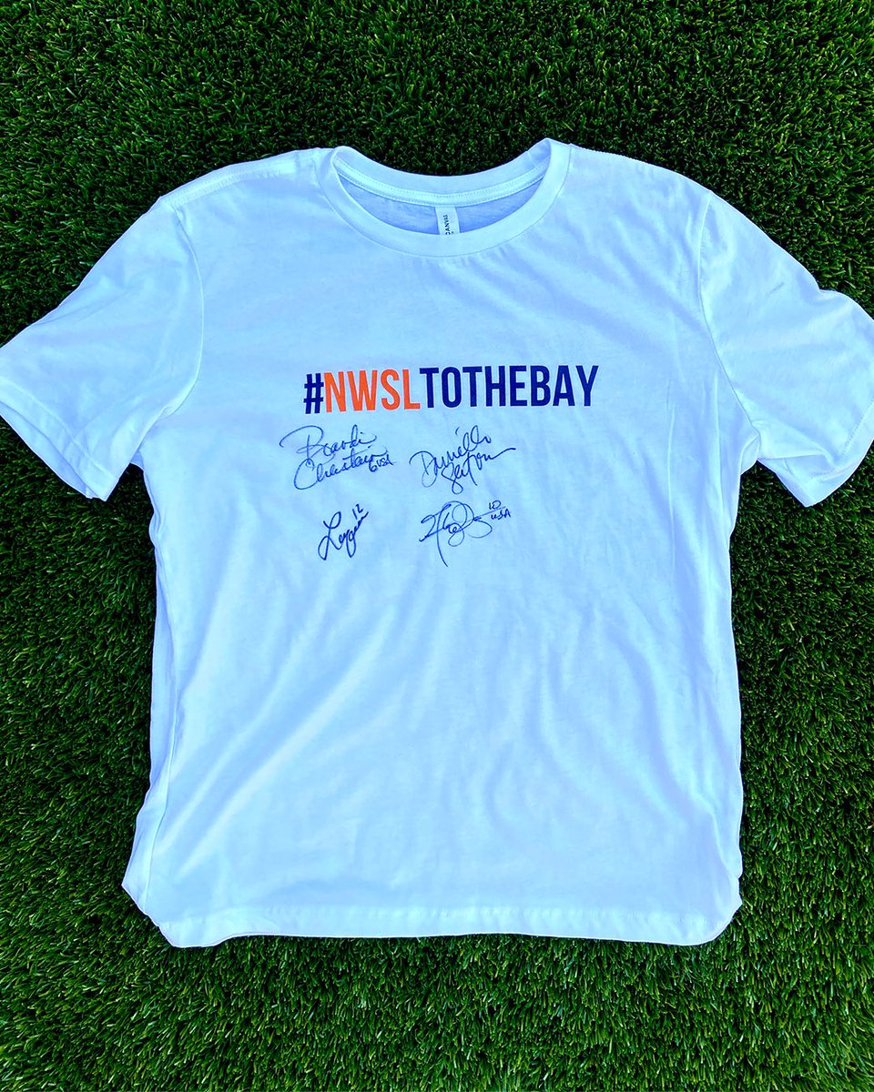 Bay Football Club (@wearebayfc) on Twitter photo WE HAVE A GIVEAWAY!
This is your chance to win a signed #NWSLtotheBay shirt from <a href="/brandichastain/">Brandi Chastain</a>, @daniellevslaton, <a href="/LeslieOsborne12/">Leslie Osborne</a> & <a href="/alywagner/">Aly Wagner</a>!
For a chance to win this shirt:
1. Retweet
2. Make sure you follow us on Twitter
Good luck everyone! WE HAVE A GIVEAWAY!
This is your chance to win a signed #NWSLtotheBay shirt from <a href="/brandichastain/">Brandi Chastain</a>, @daniellevslaton, <a href="/LeslieOsborne12/">Leslie Osborne</a> & <a href="/alywagner/">Aly Wagner</a>!
For a chance to win this shirt:
1. Retweet
2. Make sure you follow us on Twitter
Good luck everyone!