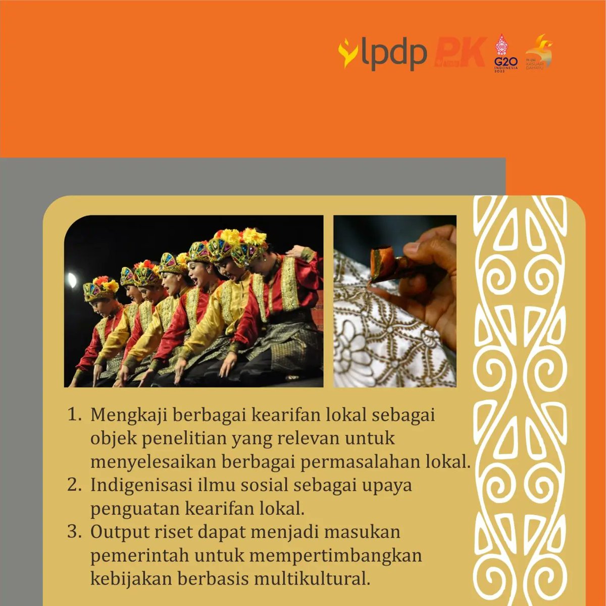 ArielAloysius's tweet photo. Kampanye Sosial Day 5.

Yap, kurang lengkap rasanya sebagai generasi penggerak kalau kita tidak memperbanyak penelitian di berbagai bidang, termasuk penelitian untuk pemecahan isu produk lokal looh! https://t.co/eV2PMzWWvB