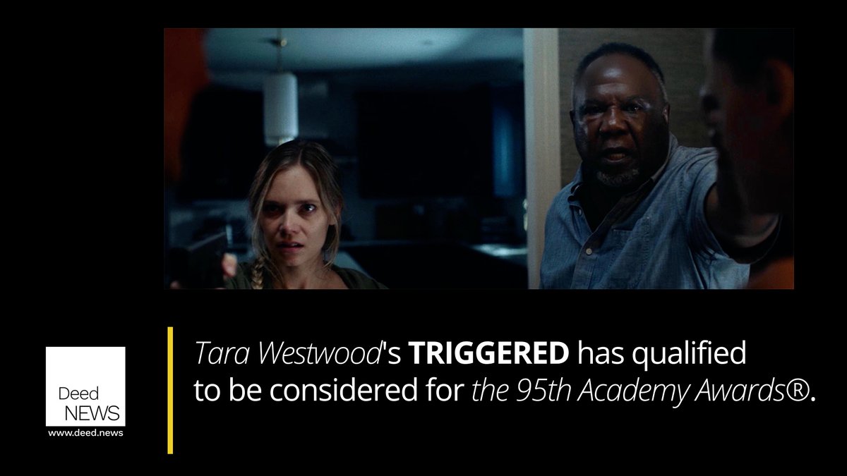 DeedNews's tweet photo. Tara Westwood’s OSCAR® qualified short TRIGGERED questions senseless acts of gun violence

Read the full article: https://t.co/4IbgOlf1xB

@MsTaraWestwood @Triggeredshort 
#TaraWestwood #Triggered #ShortFilm 

#DeedNews #FilmFestivalNews #ShortFilmNews https://t.co/88rW1MMhTv