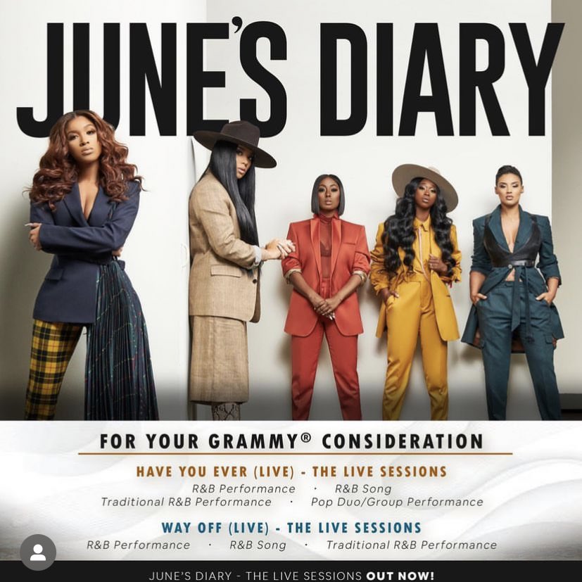 Junessdiary's tweet photo. In the words of Tisha Campbell, "I'm still here!" For your Grammy Consideration! @junesdiary for #TheLiveSessions ✨ https://t.co/6mcYqJqG9i #AppleMusic #Grammys #Bet #ChasingDestiny https://t.co/X1FFYrxk0g