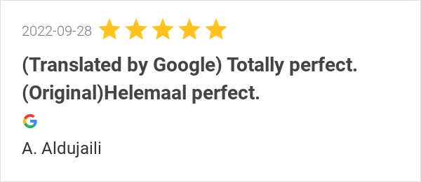 Nieuwe beoordeling voor Diks verzekeringen: 5.0-star Review: "(Translated by Google) Totally...