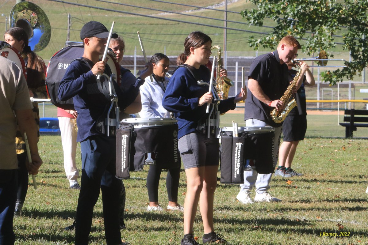 jramey6's tweet image. Homecoming Week-Thursday:  UC marching band practice, rebuilt viaduct, @music_uc @UCumberlands @CumberlandsAlum