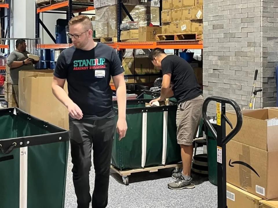 GayForGood's tweet photo. 🌈 Proud of our volunteers in Denver who sorted clothing and shoes at A Precious Child resource center for families impacted by the Marshall Fire.
@ILoveGayDenver
@apreciouschild
#volunteerwithpride #gayforgood #g4gdenver
#queervolunteer #volunteering #volunteerwithus https://t.co/sffsCxgmV4
