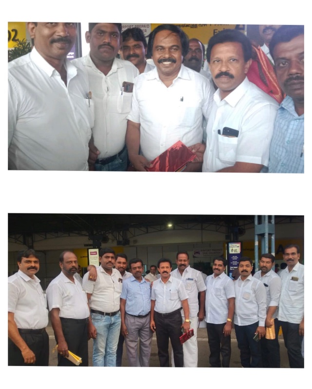 SunilDravidan's tweet photo. 2-வது முறையாக குமரி மேற்கு மாவட்ட கழக செயலாளராக தேர்ந்தெடுக்கப்பட்டுள்ள  அமைச்சர் @Manothangaraj அவர்களை திருவட்டார் தெற்கு ஒன்றிய கழக செயலாளர் #JohnBright அவர்கள் தலைமையில் கழக நிர்வாகிகள் மற்றும் கழக உடன்பிறப்புகளுடன் திருவனந்தபுரம் விமான நிலையத்தில் வரவேற்று வாழ்த்திய போது. https://t.co/AOvakEDxBq
