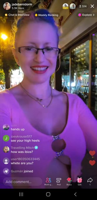 My tiktok live was so much fun.  Thank you all https://t.co/aJmpI7gg4T