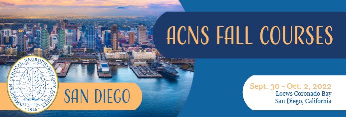 JaimeLopezMD's tweet photo. Getting ready for the ACNS Fall Courses in San Diego!! The place to be for all things Clinical Neurophysiology!! https://t.co/YCW2Laj3jv