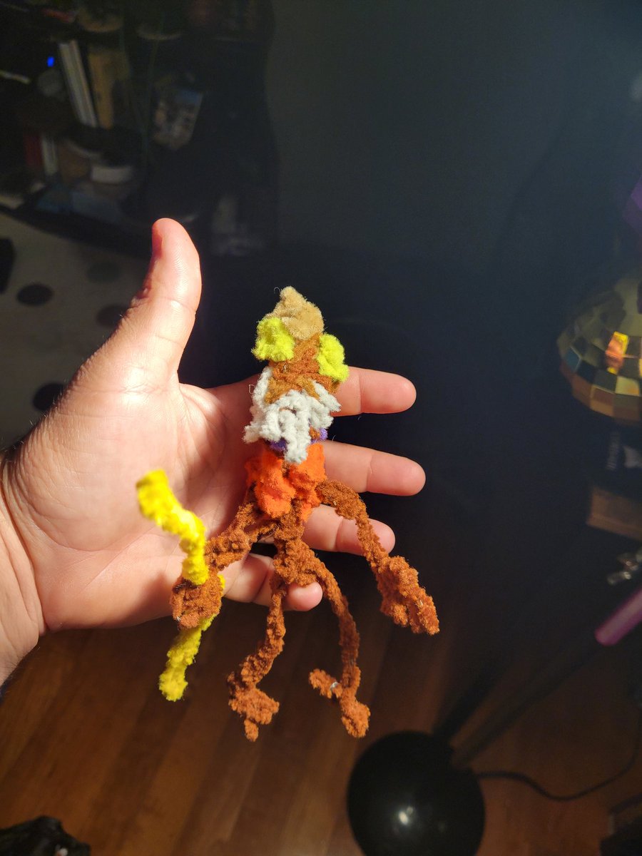 Just got the best bootleg figure ever my special needs 11 year old finally gave me one of his creations!  A giant warrior from #Nausicaa ! Dude is so talented! #Ghibli #customfigures #nausicaavalleyofthewind