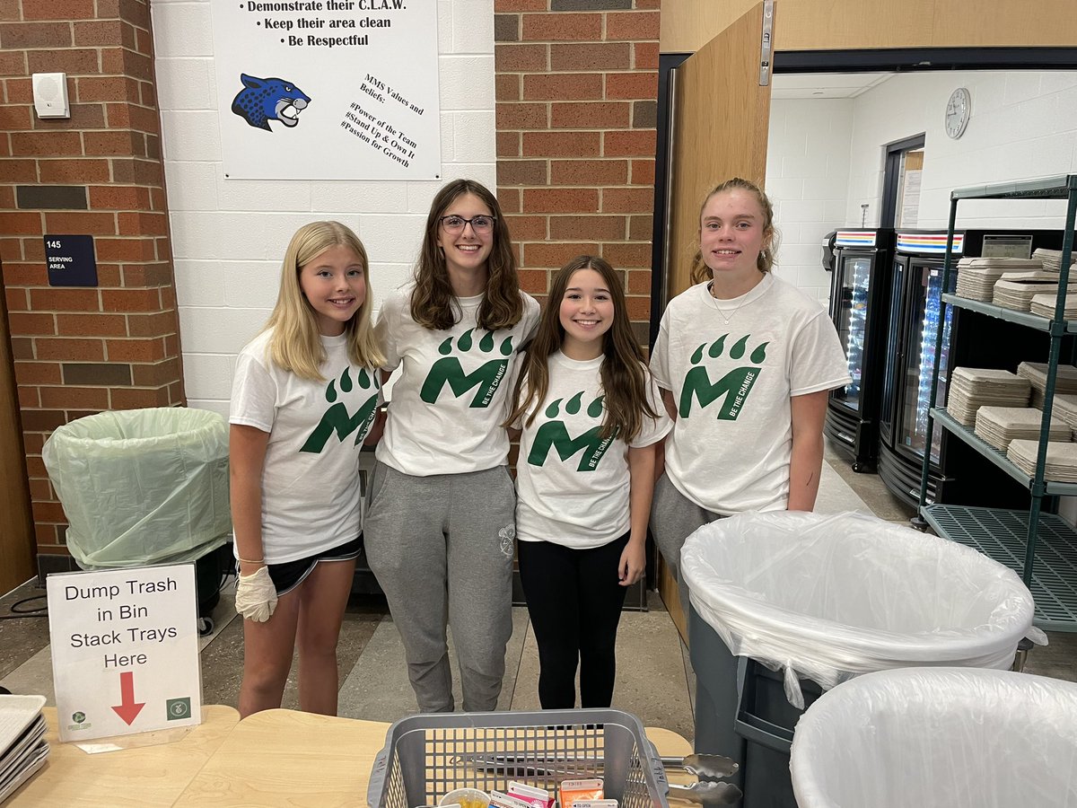 MoodysMath's tweet photo. Green team leading the change. #bethechange @memorial_ms https://t.co/cTRwJ59GgW