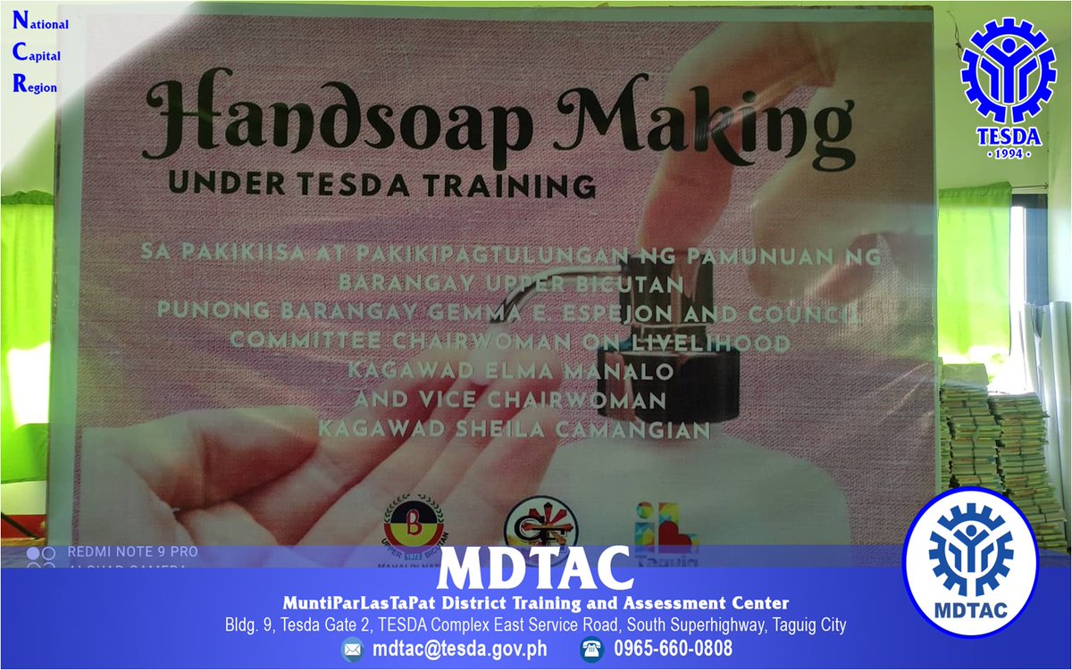 TESDA on Twitter "27 na mga indibidwal ang dumalo sa pagsasanay sa