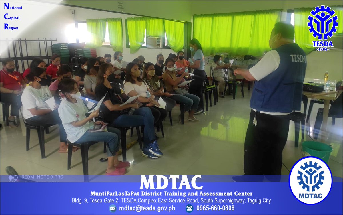 TESDA on Twitter "27 na mga indibidwal ang dumalo sa pagsasanay sa