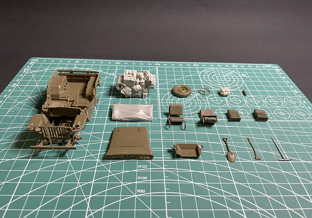 godspeeeeeeeed's tweet photo. タミヤ ジープ ウィリスMB #1 、サフを吹きました。

#jeepwillys #tamiya https://t.co/VAF2T8vU1G