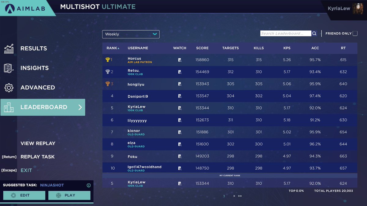 soykyria's tweet image. Changed my sens from 0.48 to 0.38 and I thought I would never be able to reach at least 150k 😩💜

@aimlab #Multishot