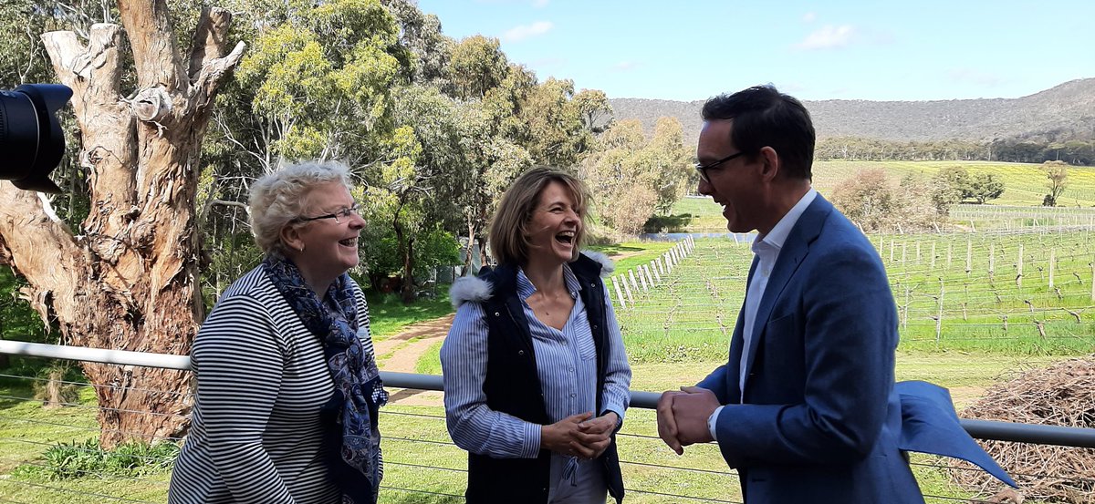 Steve Dimopoulos MP (@steve_dimo) on Twitter photo Thank-you Jodie and Mayor Metcalf for showing me around the beautiful <a href="/sanguinewines/">Sanguine Estate Wine</a> estate.
Victoria produces some of the best wines in the world, but we also have some of the best wineries to tour - thanks to the dedication and hospitality of people like Jodie. Thank-you Jodie and Mayor Metcalf for showing me around the beautiful <a href="/sanguinewines/">Sanguine Estate Wine</a> estate.
Victoria produces some of the best wines in the world, but we also have some of the best wineries to tour - thanks to the dedication and hospitality of people like Jodie.