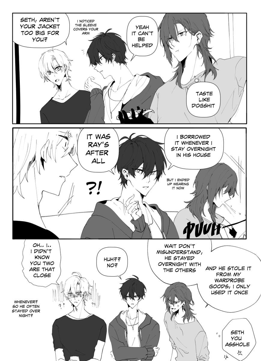 ray/seth random pages shenanigans #efu_oc 