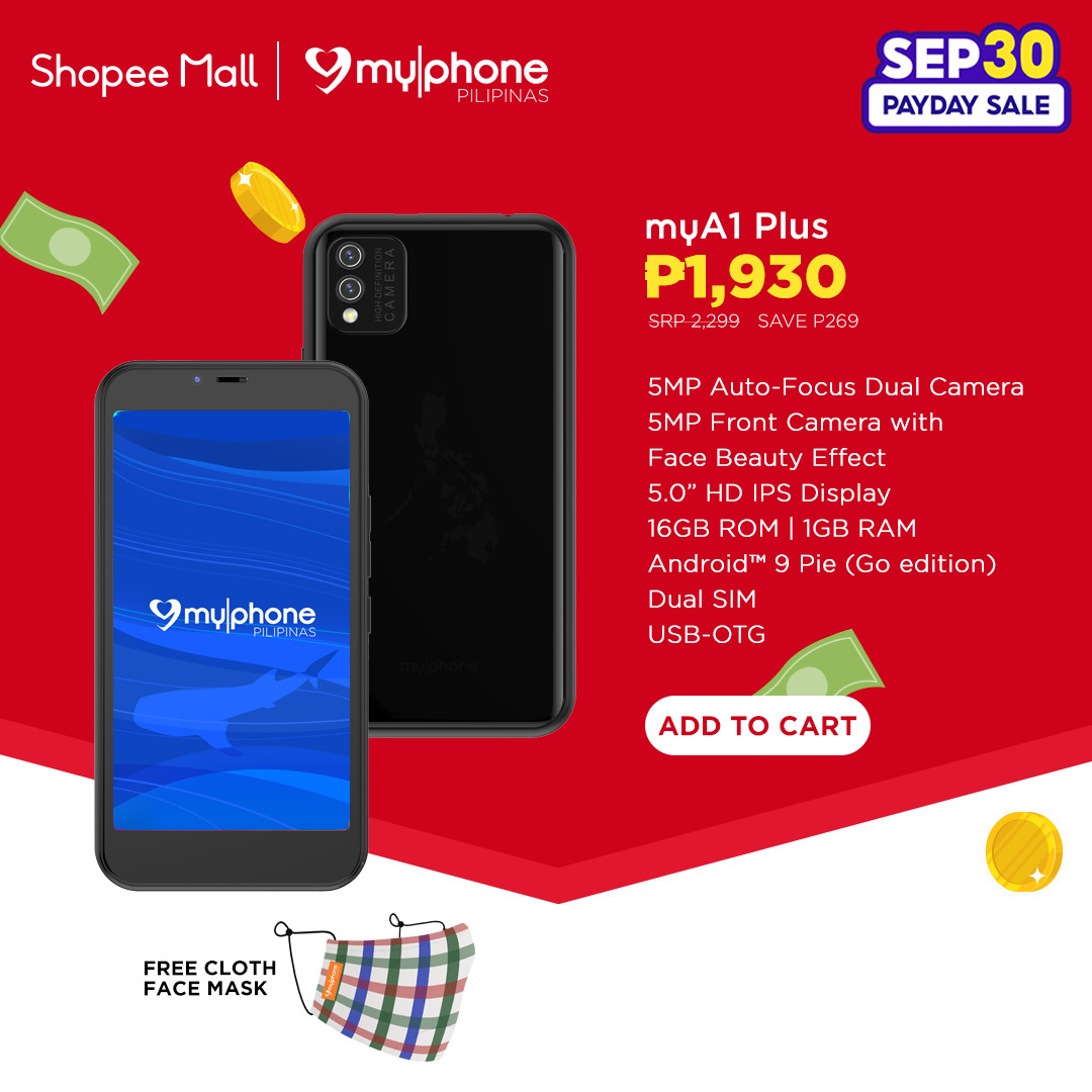 MyPhoneOfficial's tweet photo. PAYDAY SALE NA! 😃🧡✨

Get up to 63% off on select #MyPhone products + FREEBIES SA LAHAT NG ORDERS! 🥳

Check out na! 🛒 #ShopeePH: https://t.co/2muXIA8qpQ https://t.co/xob5AnzoMw