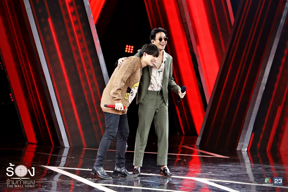 thewallsong's tweet photo. Missionร้องข้ามกำแพง 
❌ "โปเต้ MEAN" Feat. “บาส สุรเดช”
.
🎼 #ร้องข้���มกำแพง #TheWallSong ทุกวันพฤหัสบดี เวลา 20.05 น. #Workpoint23 #Workpoint #โปเต้MEAN #บาสสุรเดช #บาสเด็กอ้วนที่แท้จริง https://t.co/O3l34v28mT