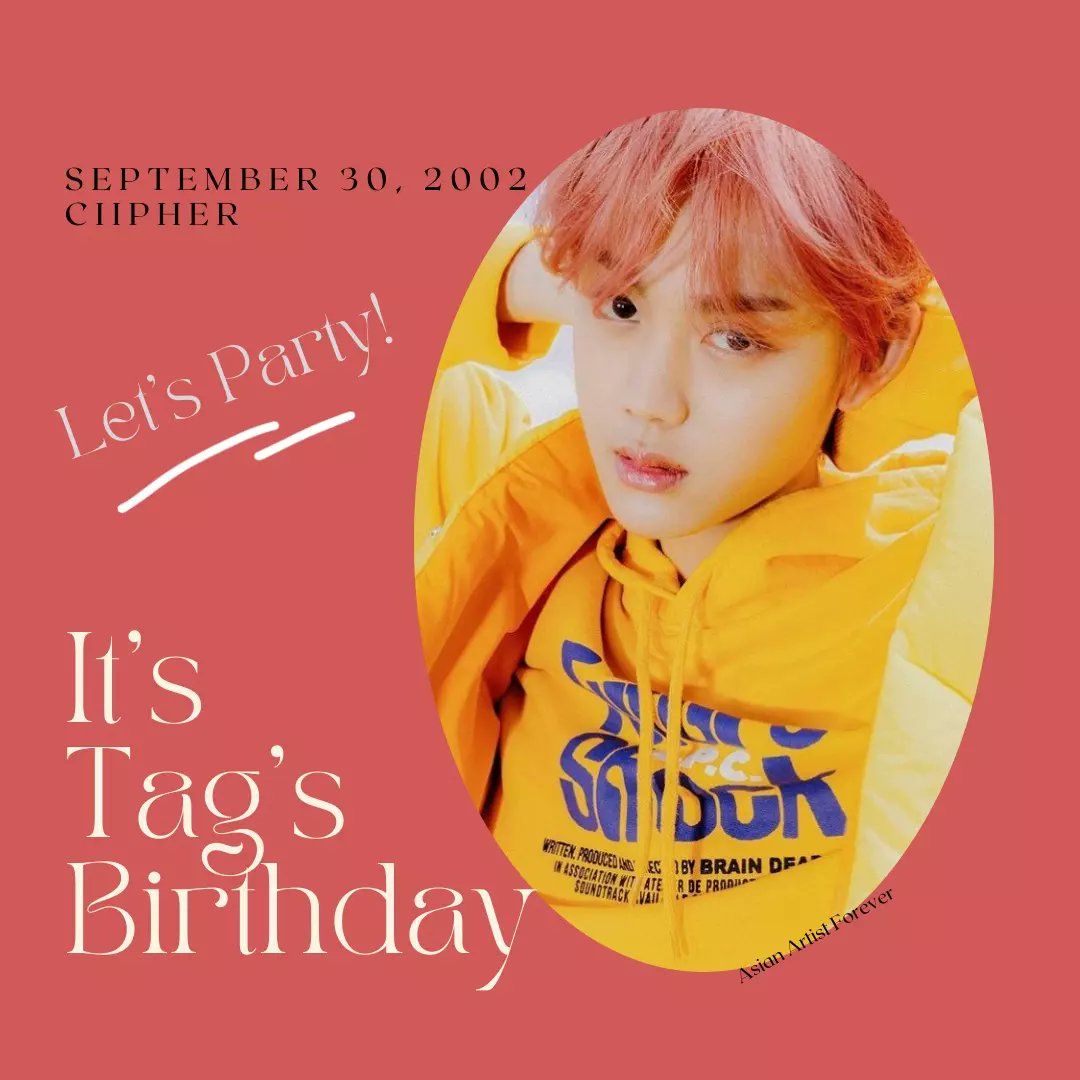 Asian_Birthday_'s tweet photo. Wish you all the best!!
Happy Birthday Choi Jaewoo/Jiann of NEW KIDD.
#HappyJiannDay #jiann #newkiddjiann
Happy Birthday Oh Subin of HASHTAG.
#HappySubinDay #subin #hashtagsubin
Happy Birthday Yeom Taegyun/Tag of CIIPHER.
#HappyTagDay #tag #ciiphertag
#asianartistbirthday https://t.co/M6x5RWVRos