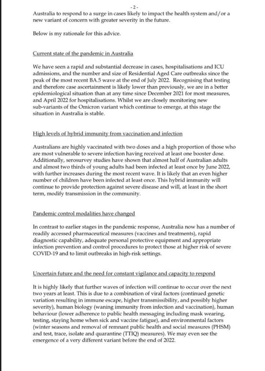 drgregkelly's tweet photo. Extraordinary backwards step that will likely see loss of three decades worth of gains in life expectancy, improving care of chronic diseases and improving access for people with disability - removing #Covid19 isolation requirements altogether in Australia https://t.co/x8oQOuHPKz