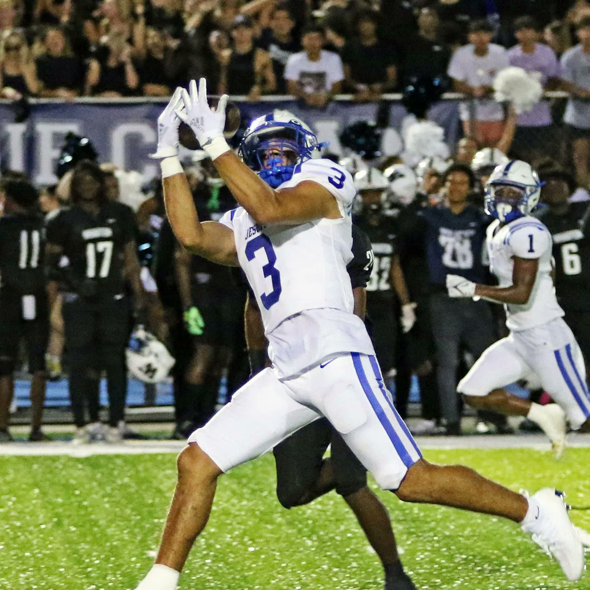 The Jesuit vs. Leto football game originally scheduled for Friday now will be played Monday at 7:00pm at Corral Memoral Stadium. #AMDG l #GoTigers l #JesuitFootball