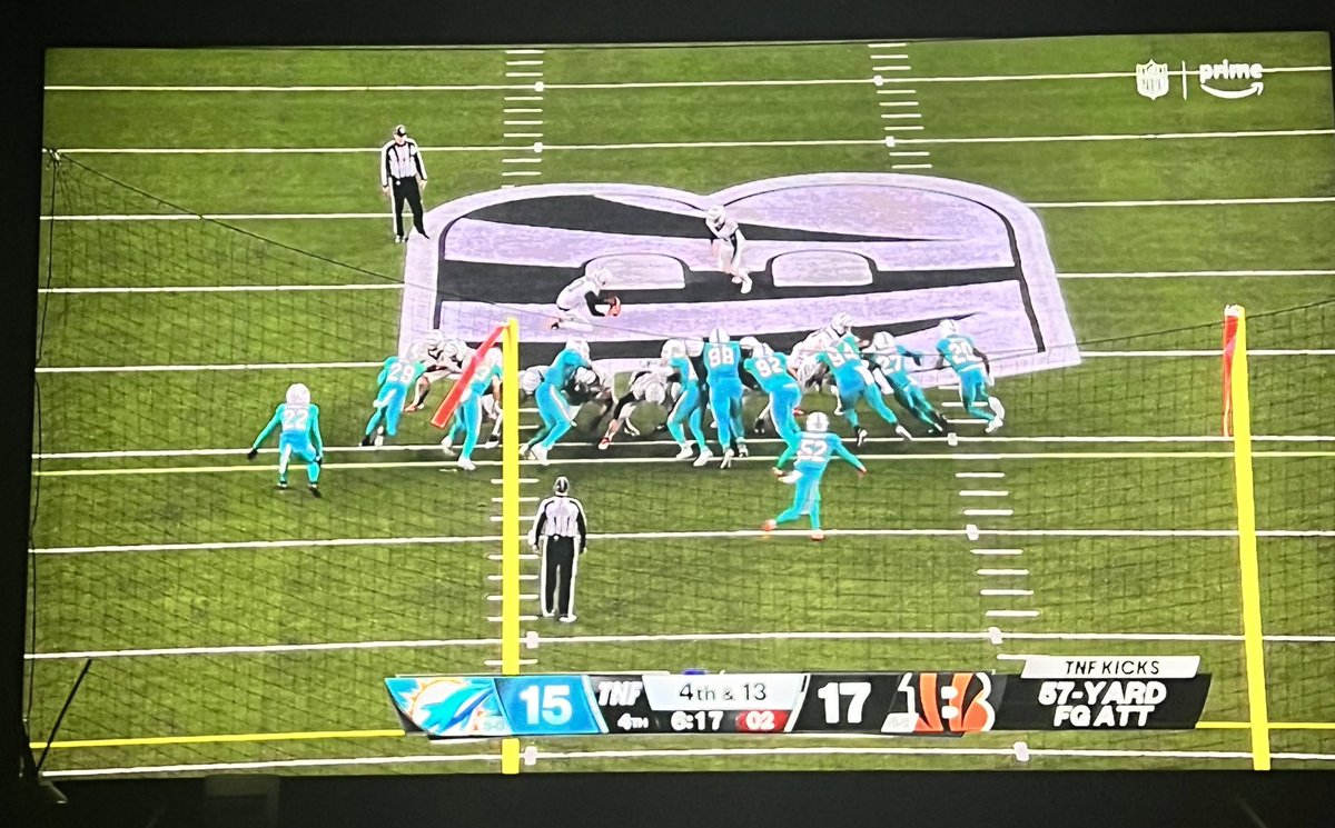 PatMcAfeeShow's tweet photo. MONEY MAC making 57 yarders look like chip shots… dude is unbelievable https://t.co/ueRWrPJhvk