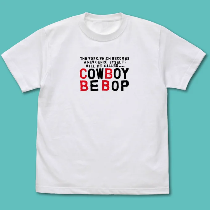 24年前の放送開始前に、アイキャッチとして作ったスタンプ文字を使用したCowboy Bebopグッズも。#uesugidesign #cowboybebop 