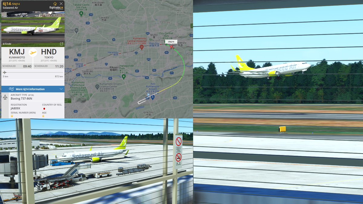 KEISIM's tweet photo. 話題のFSLTLを入れてみた。#flightradar24 のデータ使ってるから当たり前なんだけど、ちゃんとシム内にもその機体がいてプッシュバックして離陸してくの感動。
仕事しながらモニターに映してATCでも流しておくと展望デッキにいる気分になれる。
これは新しいシムの使い方だっ!
#msfs2020
#FSLTL https://t.co/OuIMuIF4qE
