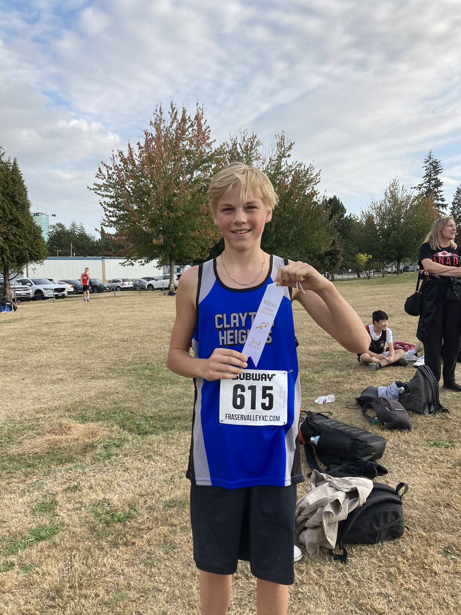 cmoennick's tweet photo. CHS cross country today at KPS.  These athletes are not only physically strong, but mentally strong to push through the pain of the race! Congratulations to Isaiah Johnston who was the first grade 8 and third junior overall!#chslearn https://t.co/3RwsoOMEXH