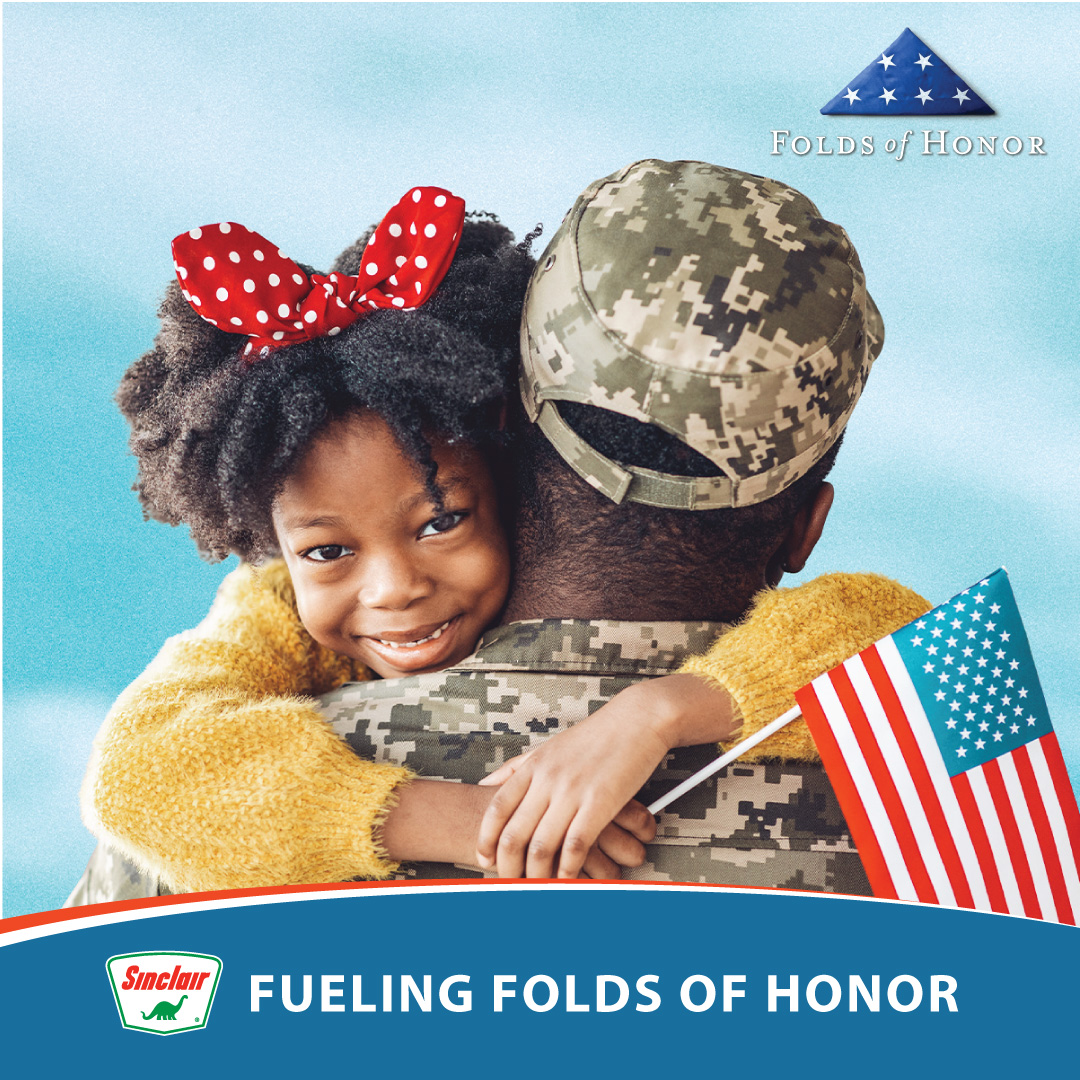 Fueling up at participating Sinclair stations will do more than fill up your life - it will show gratitude by the gallons to the families of service members who made the ultimate sacrifice to protect our freedoms. bit.ly/payingfreedomf…

#fuelingfoldsofhonor #sinclairoil