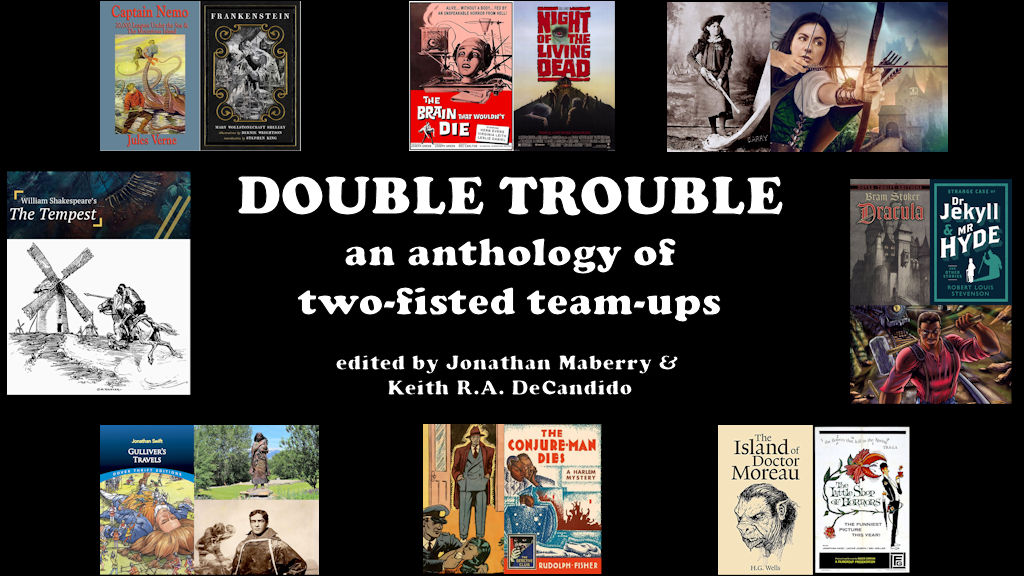 KRADeC's tweet image. DOUBLE TROUBLE: AN ANTHOLOGY OF TWO-FISTED TEAM-UPS, edited by @JonathanMaberry &amp;amp; @KRADeC featuring pairings of classic characters by some of the best tie-in writers in the biz!

2/5

kck.st/3Dic0qZ