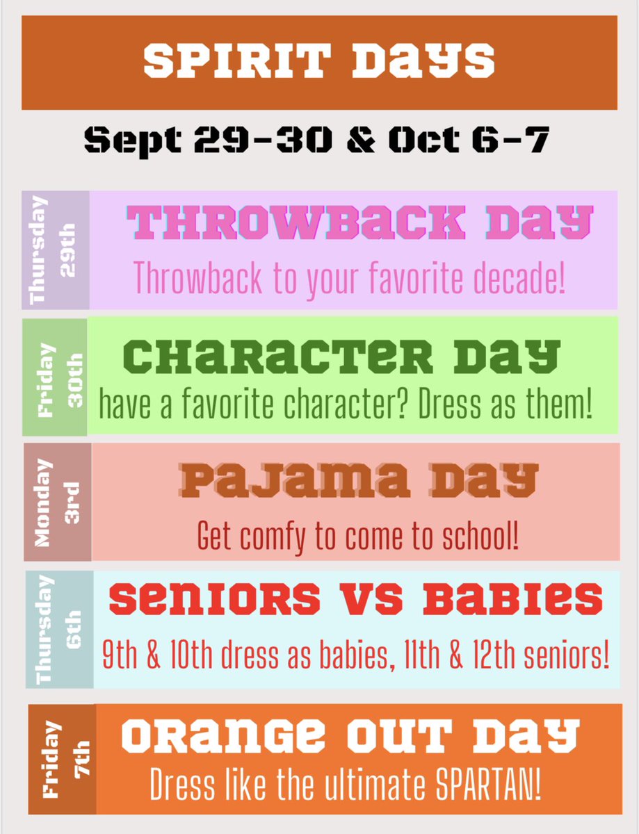 scarboroughHTX's tweet photo. It’s spirit week at SHS! 
#HOCO2022 https://t.co/OYvowlwgoH