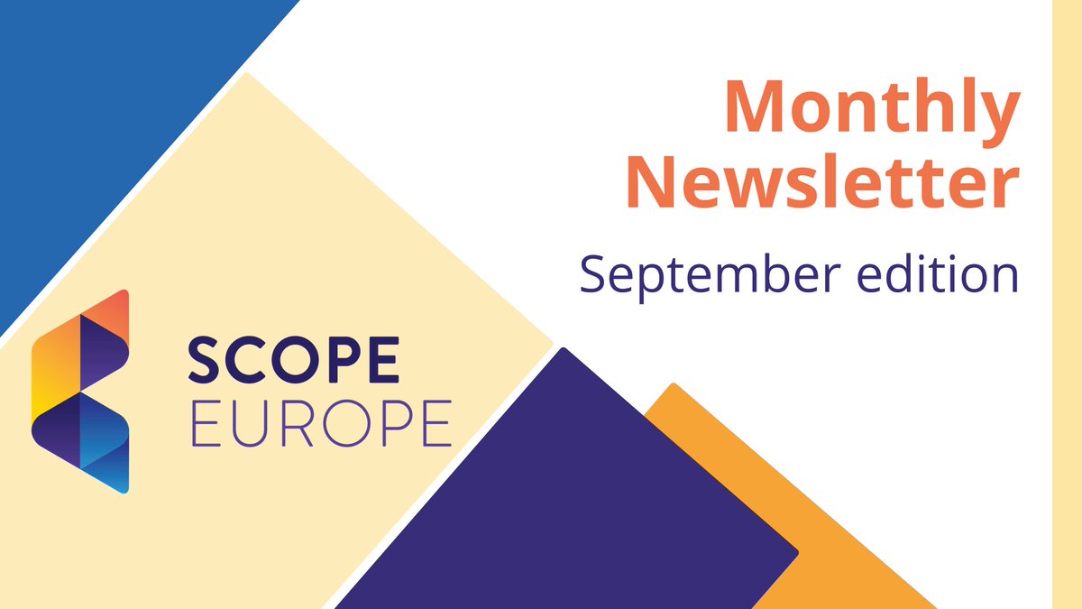 ScopeEurope's tweet photo. "Your SCOPE" September edition is out! 

Check out this month's highlights and news selection on #DigitalPolicy, #DataProtection, and #CoRegulation of the information economy in Europe ➡️ https://t.co/kzbZAlKNeh

#GDPR #CloudComputing https://t.co/uC32r7PVbf