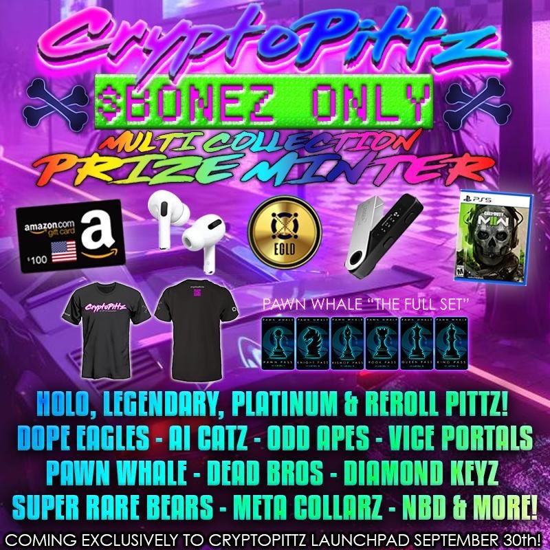 CryptoPittz's tweet photo. The MultiCollection Minter goes live today. Another banger by Pittz and use case for $BONEZ 🦴🦴🦴
50k 🦴 gets you access to the best pieces Elrond can offer
Where https://t.co/FME2SH4g5g
Special Thanks to our Donors!!!
@dbrothersclub @OddApesGang @SuperRare_Bears @pawn_whale https://t.co/j5pvN8S09K