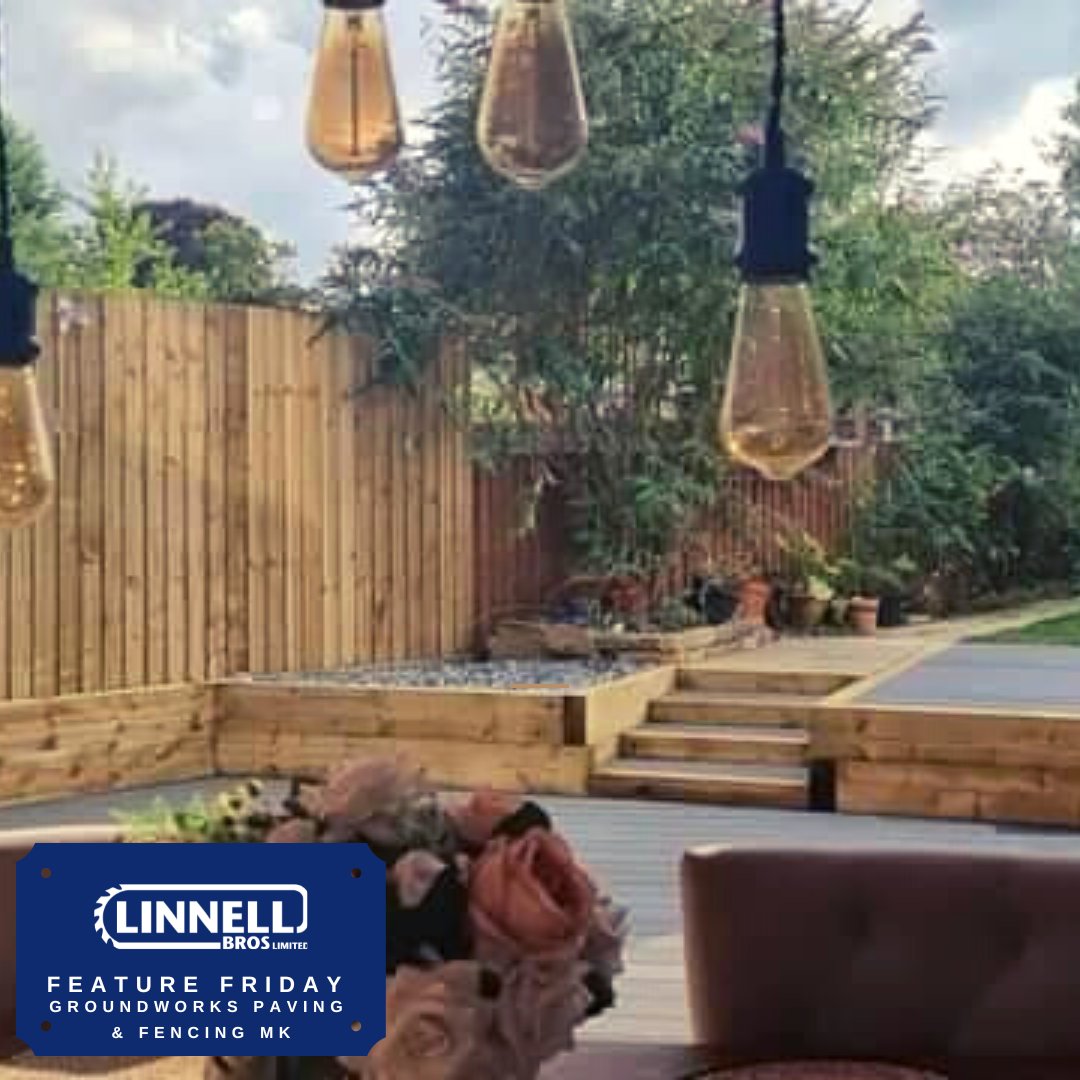 It's #featurefriday again already!

Thanks to Groundworks Paving and Fencing MK for this beautiful garden makeover including new fencing and sleepers from <a href="/LinnellBros/">Linnell Bros Ltd</a> linnellbros.co.uk 
#fridaymorning #FridayFeeling #homedecor #homerenovation #BUCKINGHAMSHIRE #granddesigns