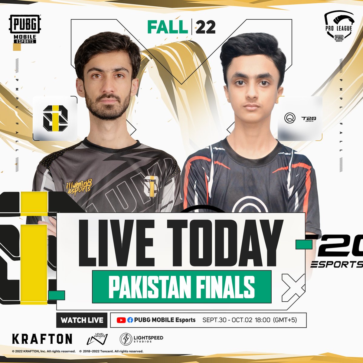 EsportsPUBGM's tweet photo. 2022 PMPL SA & PK Finals Live Today! Which team will get the first WWCD? 🍗
📅WATCH LIVE on SEPT.30 - OCT.02
⏰PMPL South Asia Finals: 18:00 GMT+5.45
⏰PMPL Pakistan Finals: 18:00 GMT+5
🔥Download PUBG MOBILE now: https://t.co/i4rOV7o5yf
#PUBGMOBILE #PMPL #PMPLSA #PMPLPK https://t.co/VTDAiMOWp0