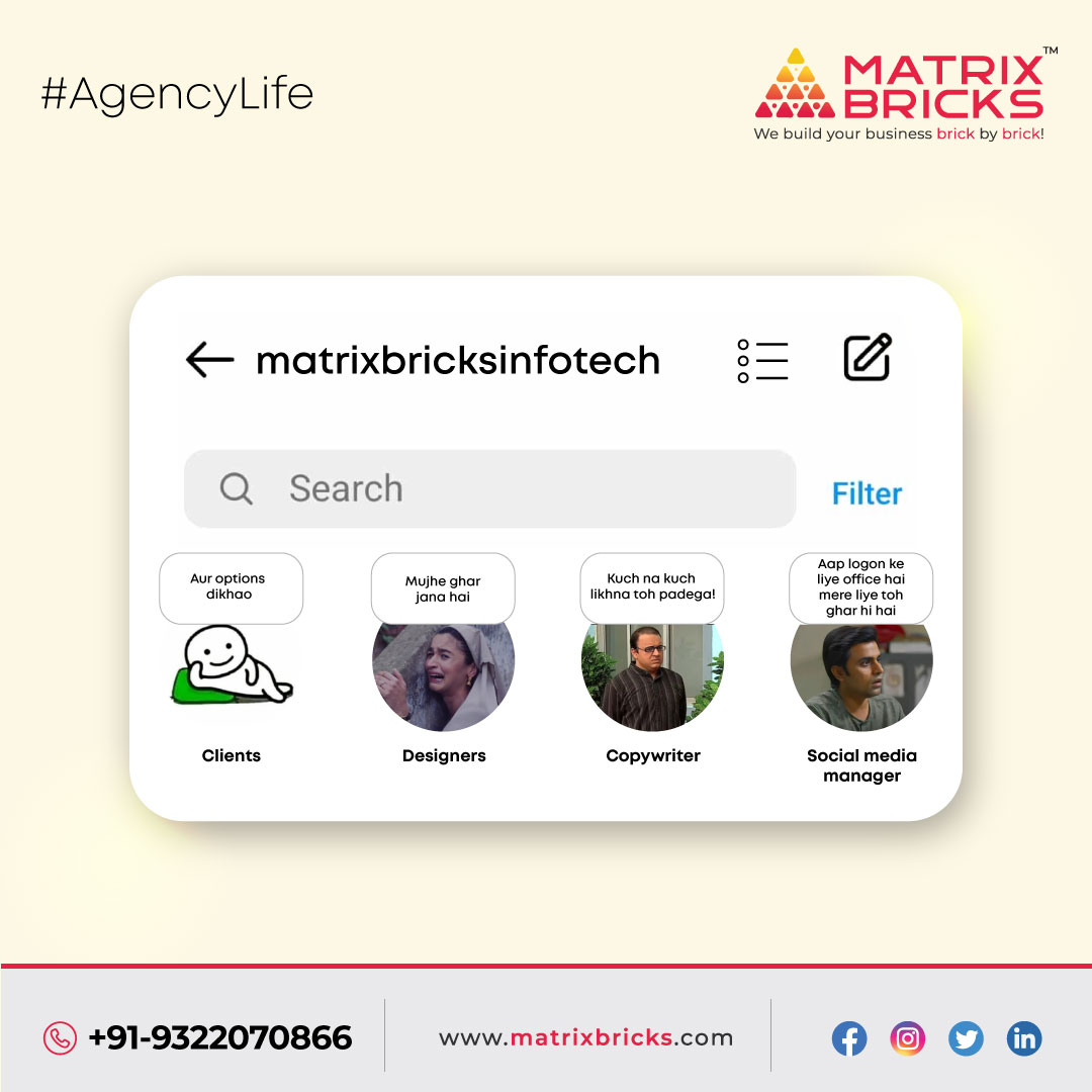 MatrixBricks's tweet photo. Taking a leap into the latest update with reality 🥲
visit us at: https://t.co/iu9RrH4EAw
Contact us: +91 9322070866
.
.
#Matrixbricks #instagram #instagramtrends #trends #instagramnotes #agencylife #designers #clients #copywritter #socialmediamanager #socialmediatrends2022 https://t.co/C5SaRPcR7M