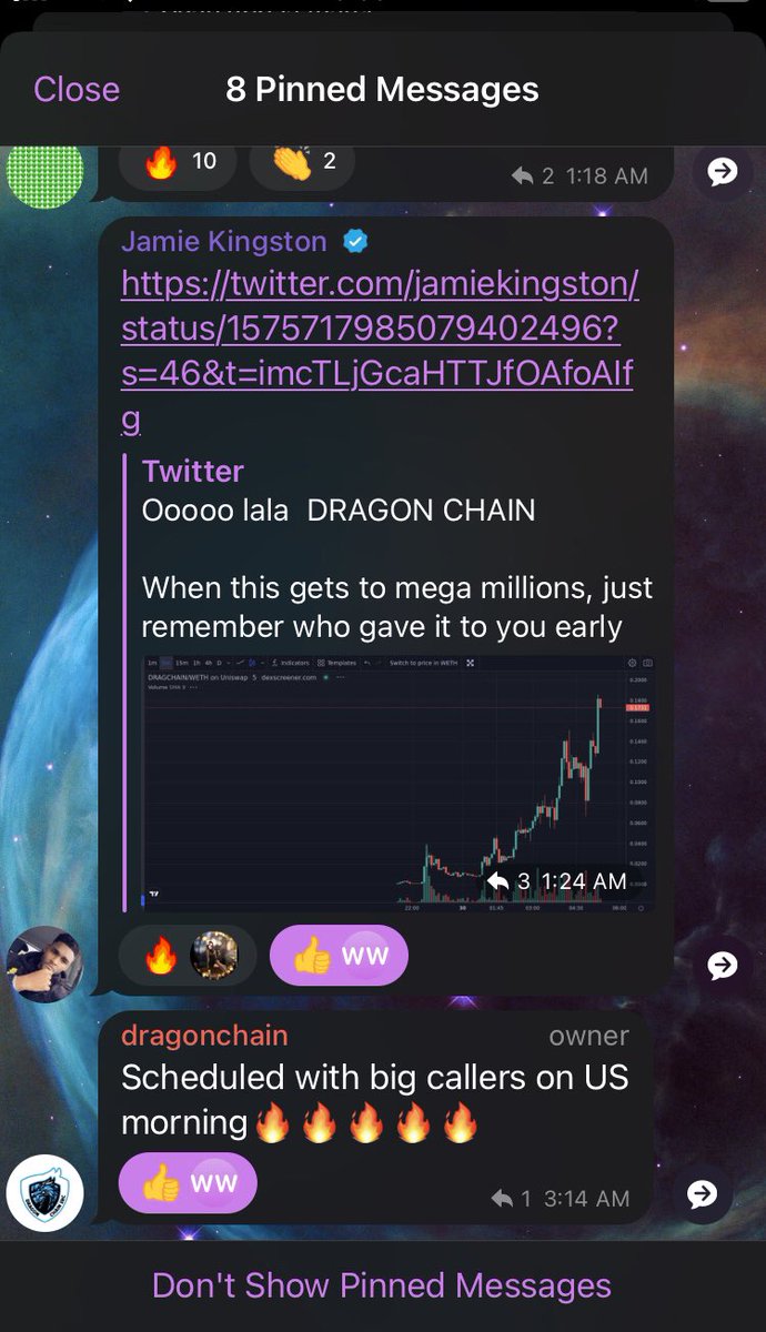 MissDCflowers's tweet photo. BIG CALLERS incoming EST TIME EARLY MORNING  I wouldn’t fade this one !! 👀👀 !! 💹💹 @dragonchain_erc @ANIMEL0VER94 @papa_woody21 @1goonrich @jamiekingston #1000x #1000xgem #100x #DragonChain #ETH #altcoin #altcoins https://t.co/iJiDgrf5ET