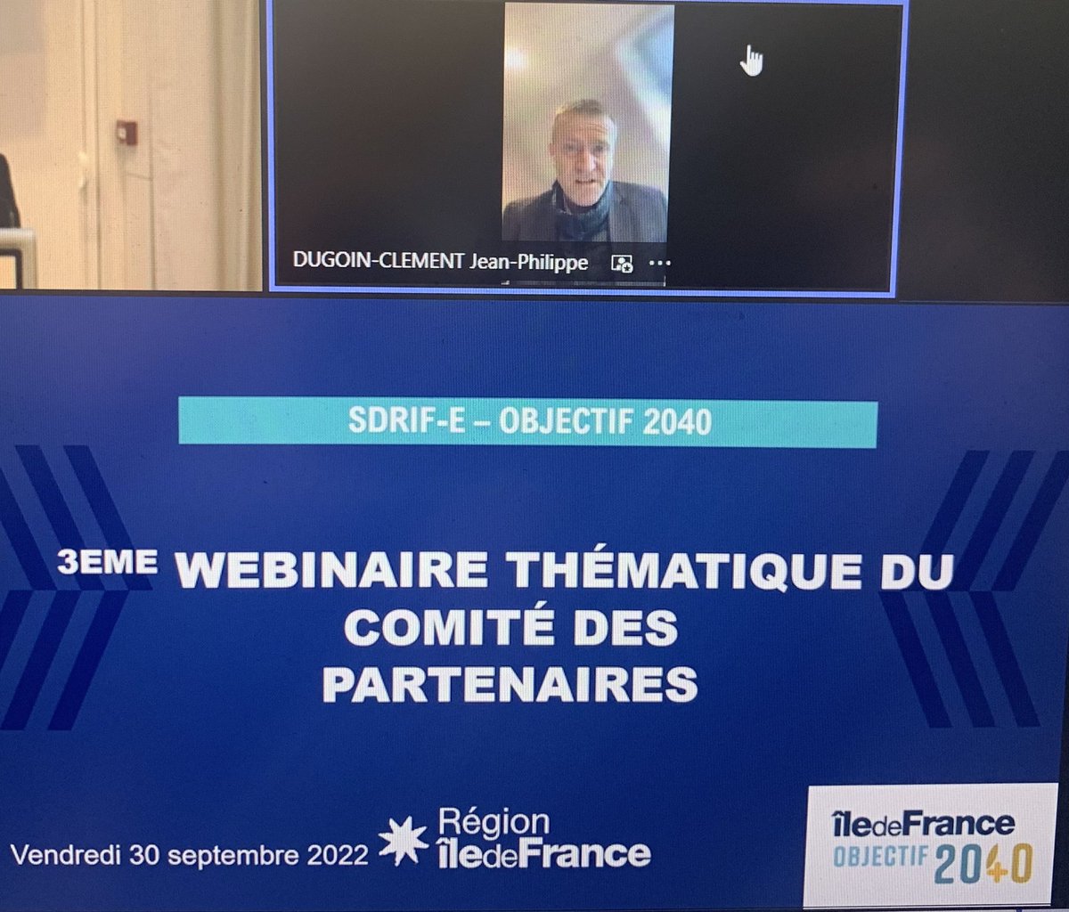 Stéphanie SOARES (@stefninie) on Twitter photo La Région <a href="/iledefrance/">Région Île-de-France</a> poursuit sa #concertation pour l’avenir de l’#amenagement de l’#IDF.
Ce matin place aux échanges sur les #mobilités sous la présidence de <a href="/JPDugoinClement/">J-P Dugoin-Clément</a>, avec @beaudetstephane, le <a href="/CeremaCom/">Cerema</a>, le <a href="/ceseridf/">Ceser Ile-de-France</a>, la #FNAUT et <a href="/IDFmobilites/">IDF Mobilités</a> notamment 🚉🚛🚲🚗 La Région <a href="/iledefrance/">Région Île-de-France</a> poursuit sa #concertation pour l’avenir de l’#amenagement de l’#IDF.
Ce matin place aux échanges sur les #mobilités sous la présidence de <a href="/JPDugoinClement/">J-P Dugoin-Clément</a>, avec @beaudetstephane, le <a href="/CeremaCom/">Cerema</a>, le <a href="/ceseridf/">Ceser Ile-de-France</a>, la #FNAUT et <a href="/IDFmobilites/">IDF Mobilités</a> notamment 🚉🚛🚲🚗