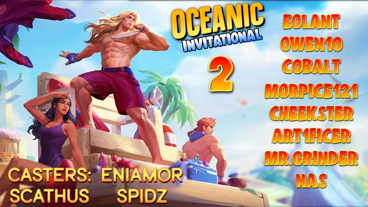 23 Hours to GO!! Oceanic Invitational 2!! 
🔴🔴 LIVE @ twitch.tv/fakehero3