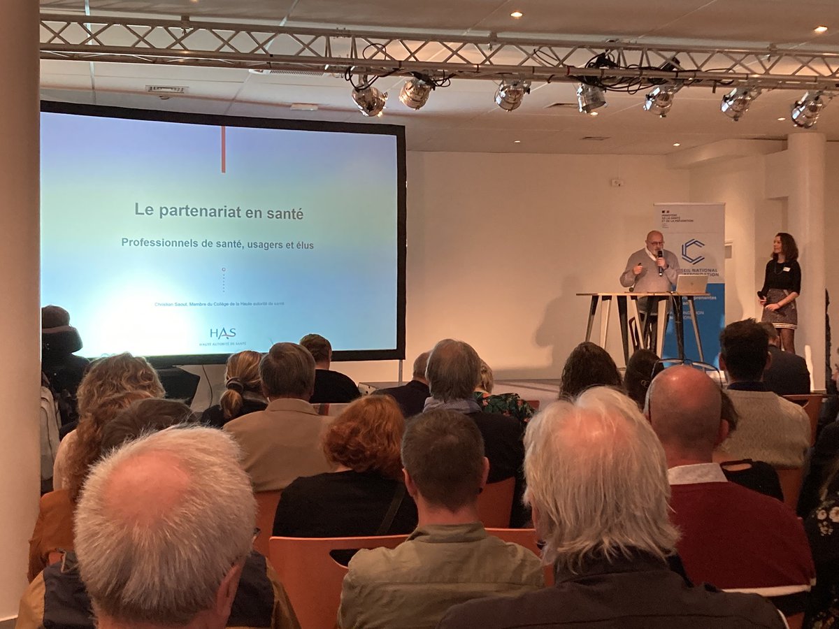Préparation du lancement du Conseil National de la Refondation en santé organisé par <a href="/Sante_Gouv/">Ministère de la Santé</a> au Mans !
Quoi de mieux que parler partenariat avec Christian Saout pour introduire les échanges de la journée en co construction pro, usagers, institutions !