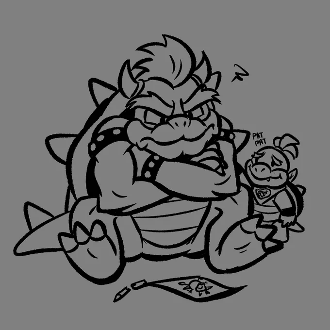 i've come to the conclusion that Bowser is really fucking hard to draw, or maybe its just me 